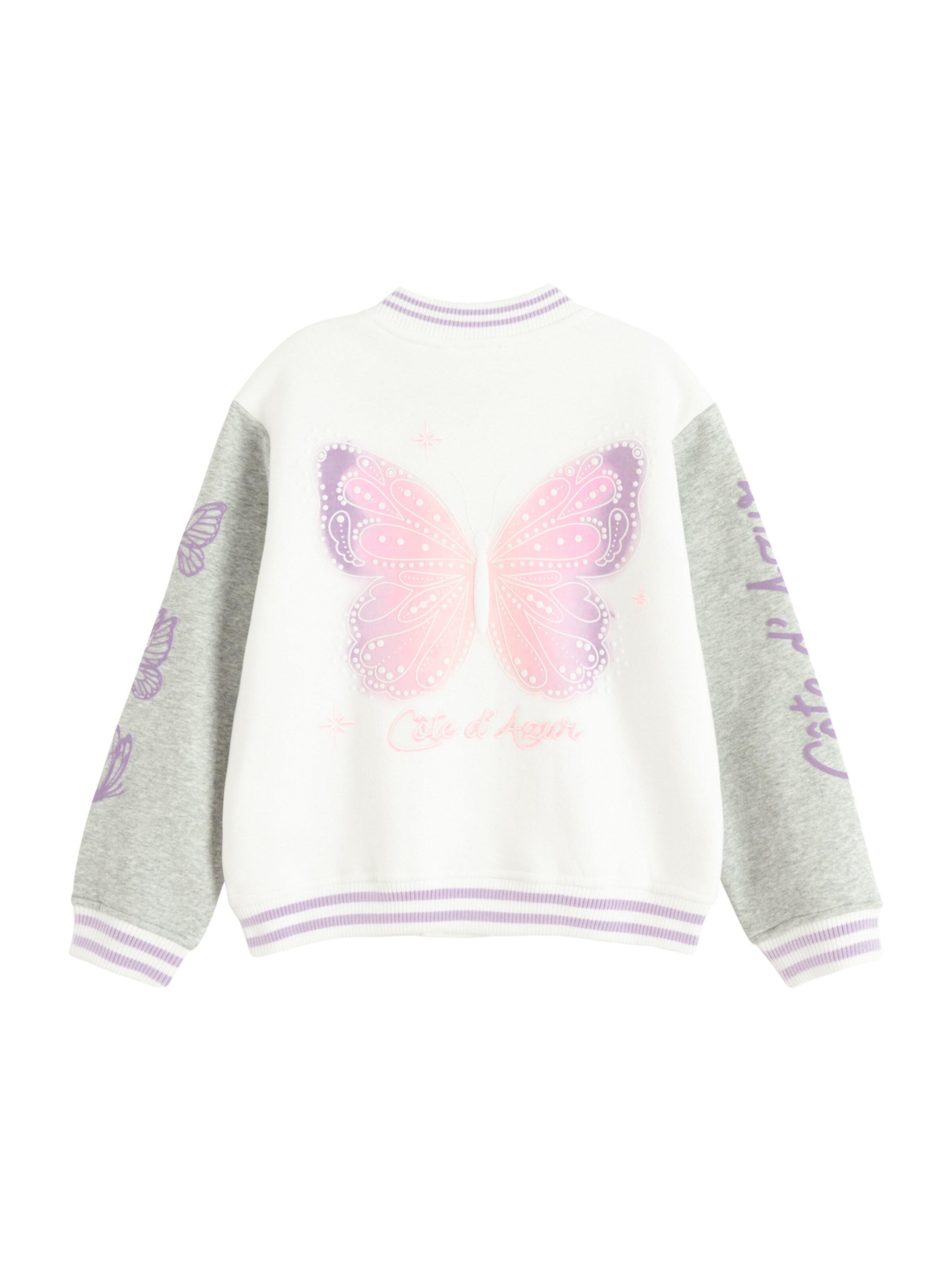 Veste de survêtement Cool Club en blanc : derrière