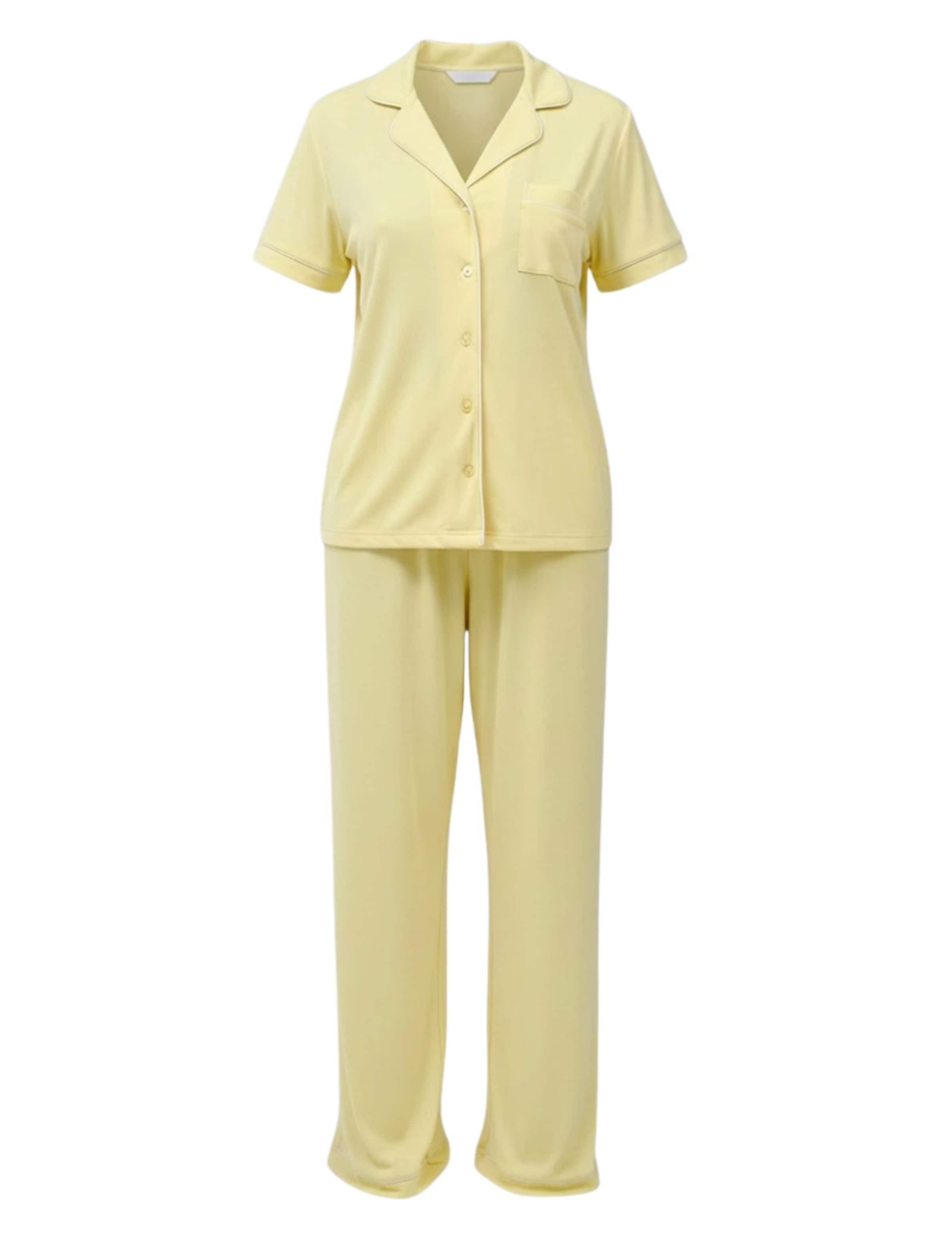 Loungeable Pajama in Yellow: front