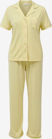 Loungeable Pajama in Yellow: front
