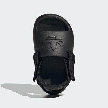 ADIDAS ORIGINALS Sandals & Slippers 'Adilette' in Black