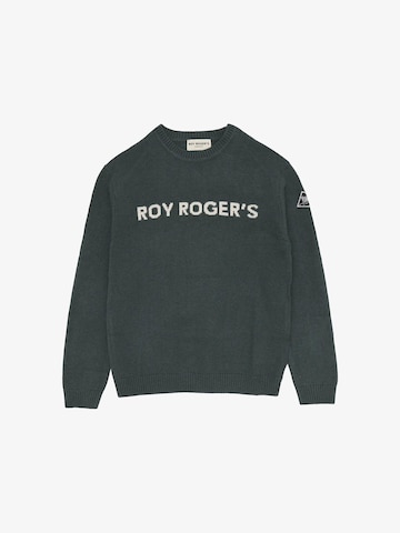 Roy Rogers Sweater 'LOGO RR' in Green: front