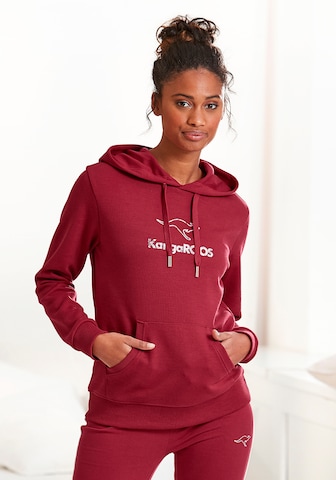 KangaROOS Sweatshirt in Rood: voorkant