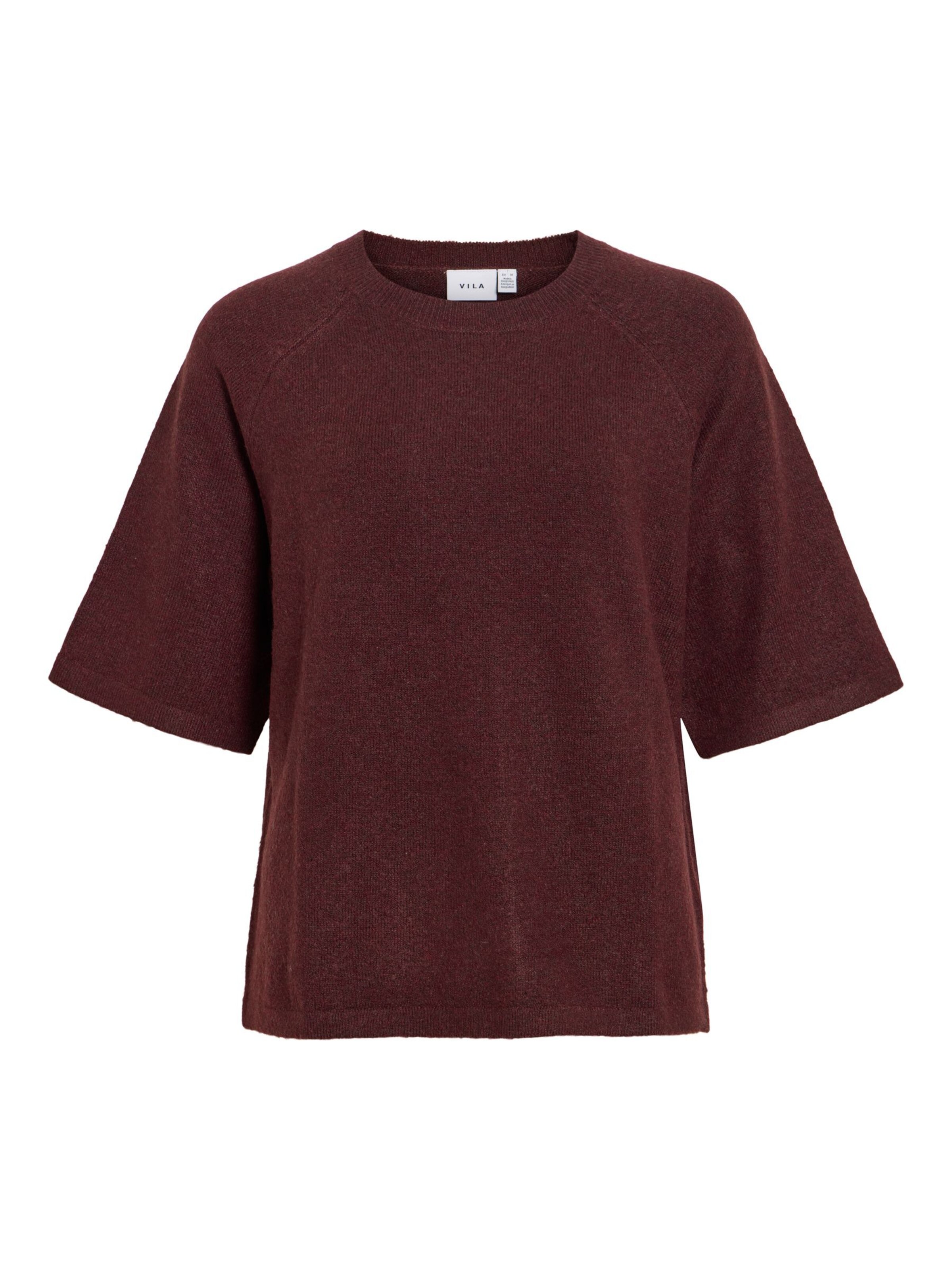 VILA Sweater 'VILiga' in Red: front