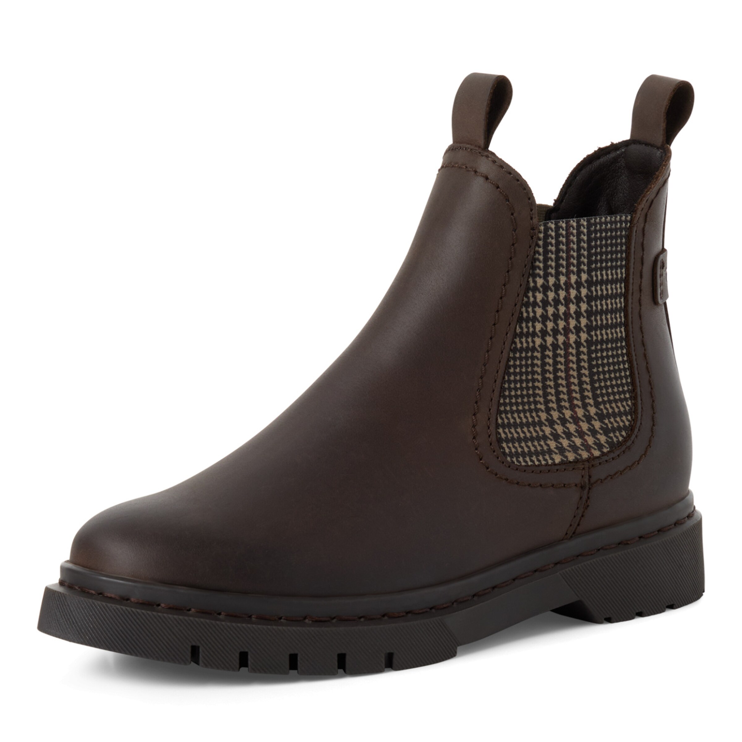 Tamaris - Botas Chelsea en marrón: frente