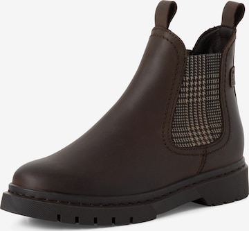 Tamaris - Botas Chelsea en marrón: frente