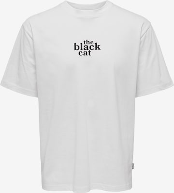 T-Shirt 'Celebrity' Only & Sons en blanc : devant