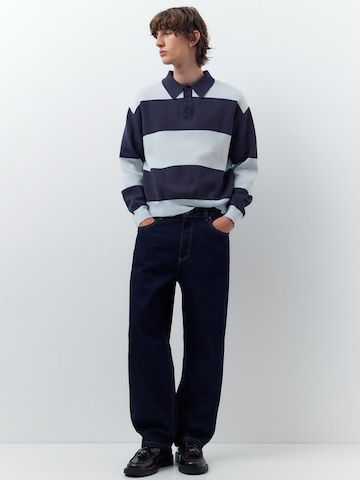 Pull&Bear Shirt in Blauw: voorkant