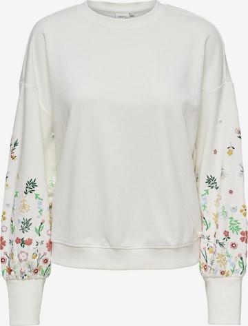 ONLY - Sudadera 'ONLBrooke' en blanco: frente
