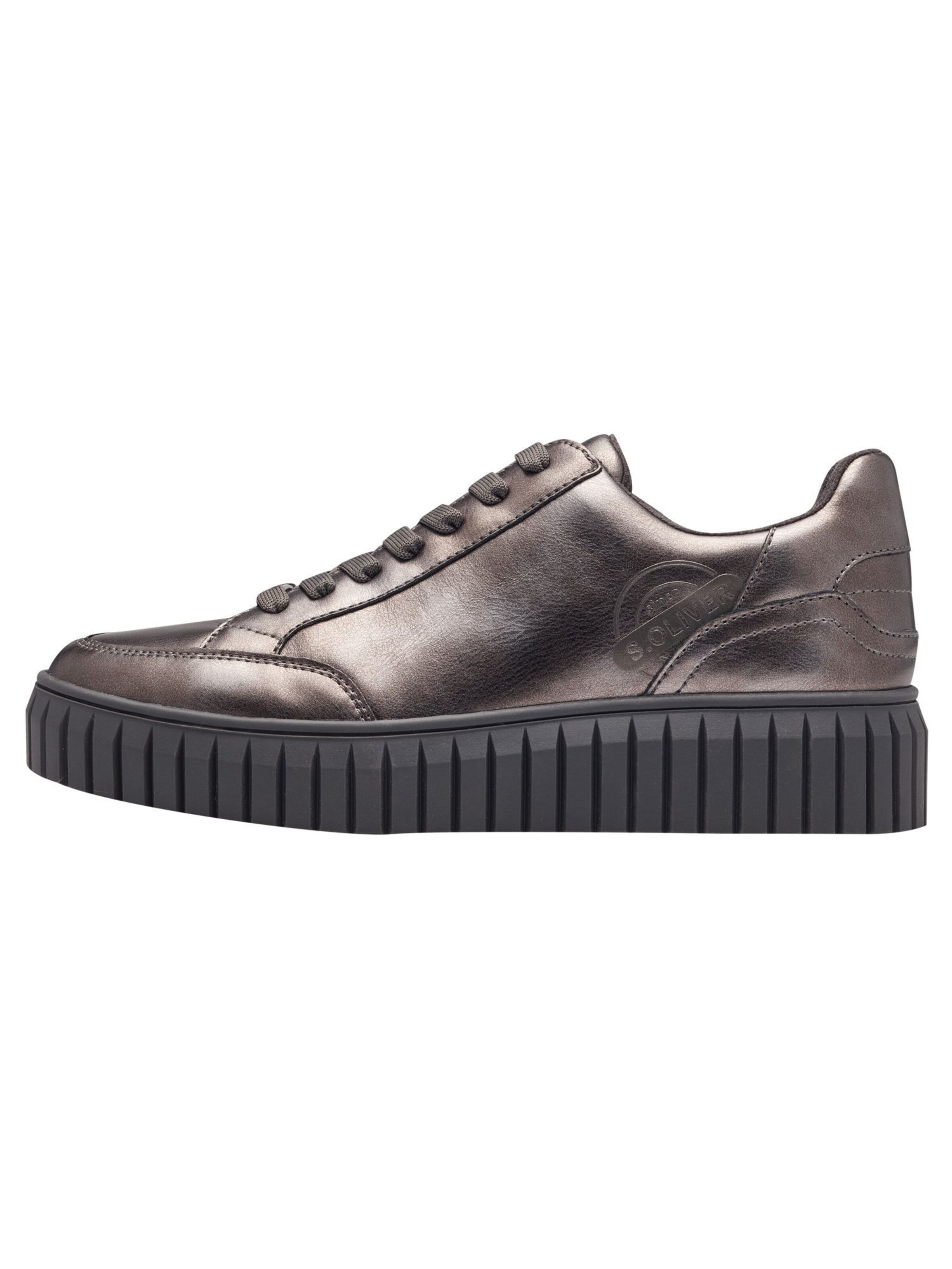 s.Oliver Sneakers laag in Zilver