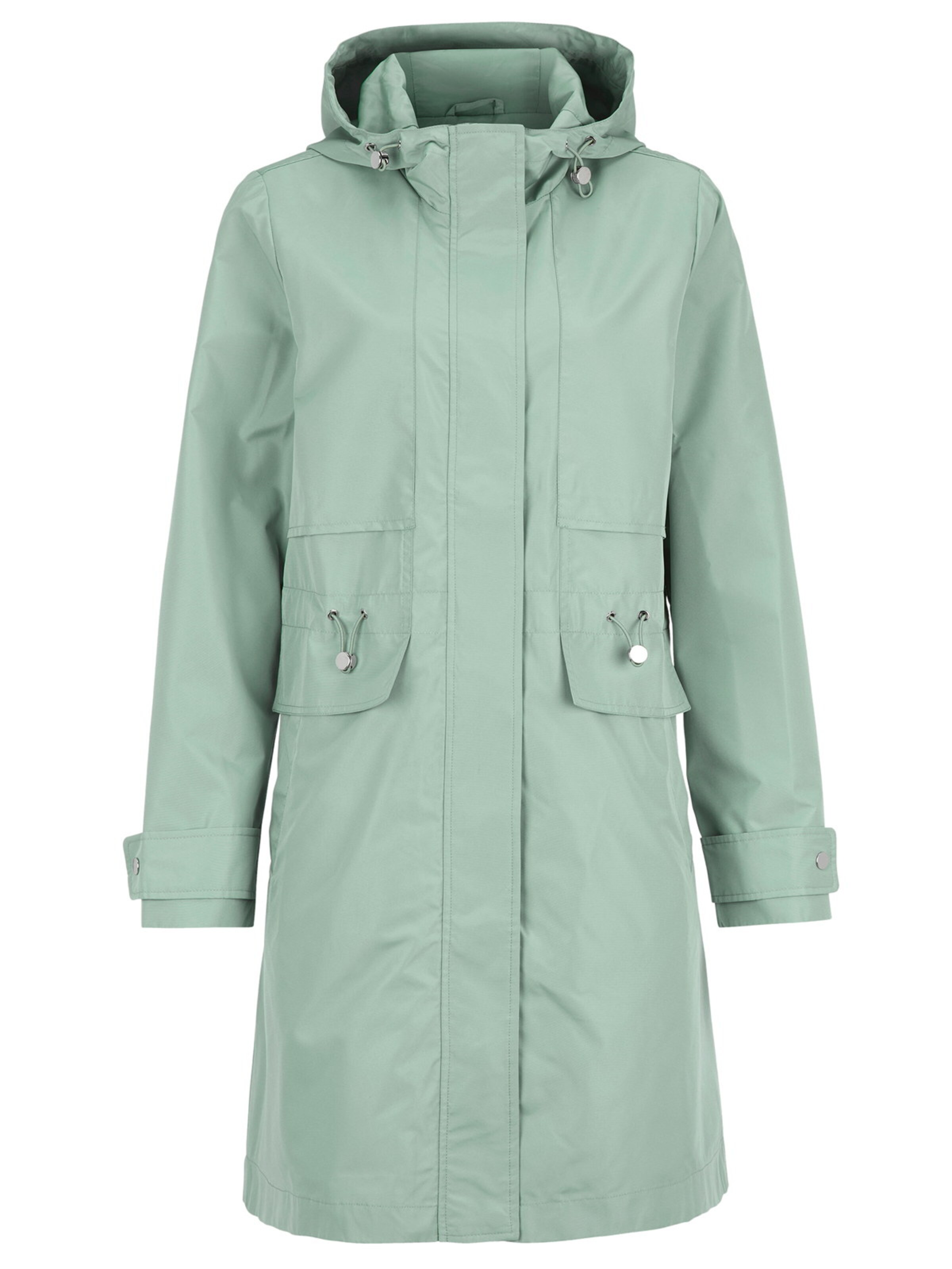 Cellbes of Sweden Stylische, gefütterte Parka in Grün: Vorderseite