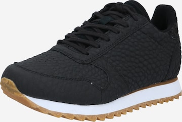WODEN Sneakers 'Ydun Croco II' in Black: front