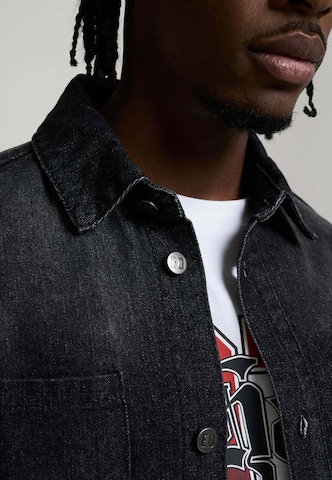 Fit confort Chemise 'Tonal Dragon' Ed Hardy en noir