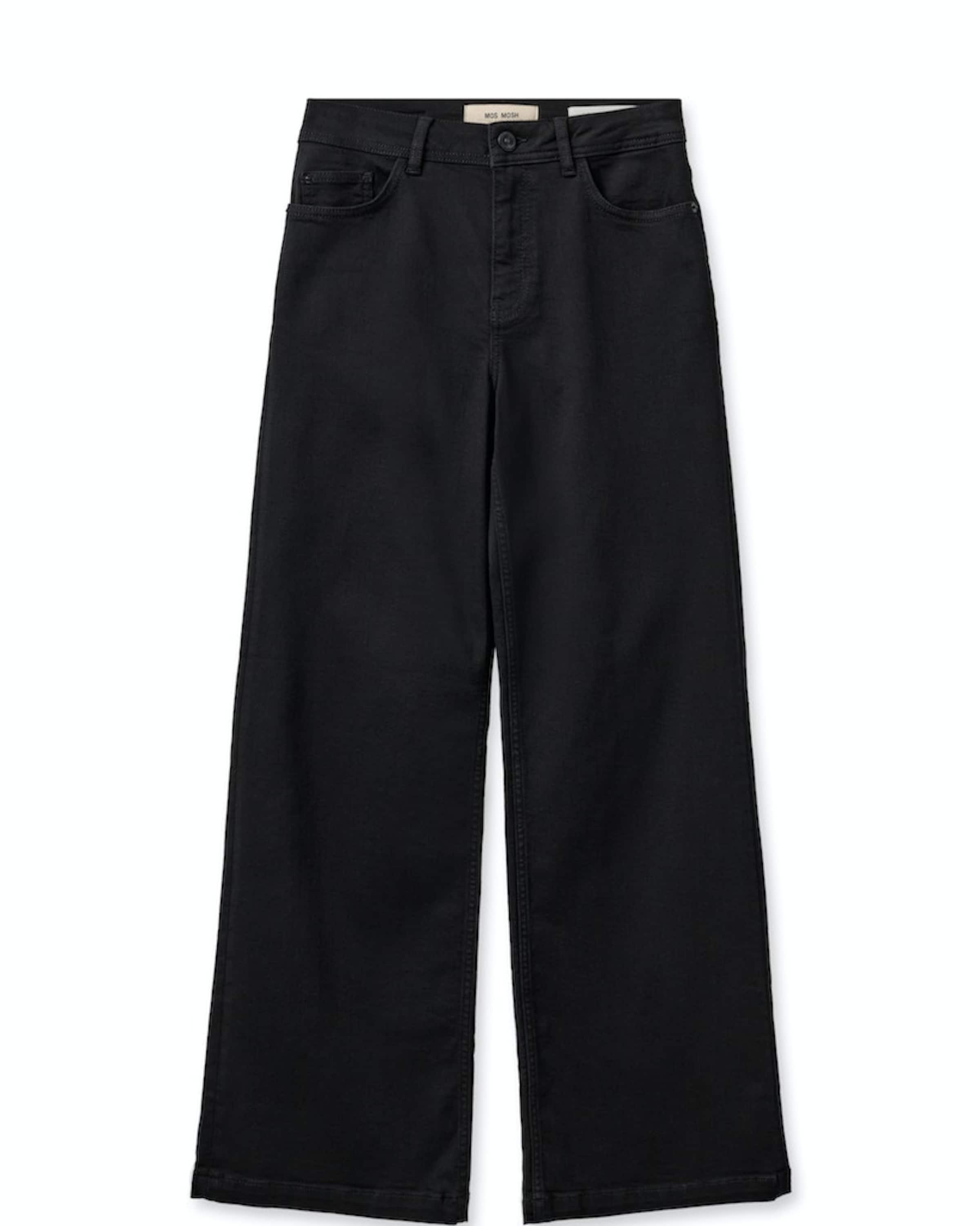 MOS MOSH Široký strih Džínsy 'MMDara Deluxe' - Čierna: predná strana