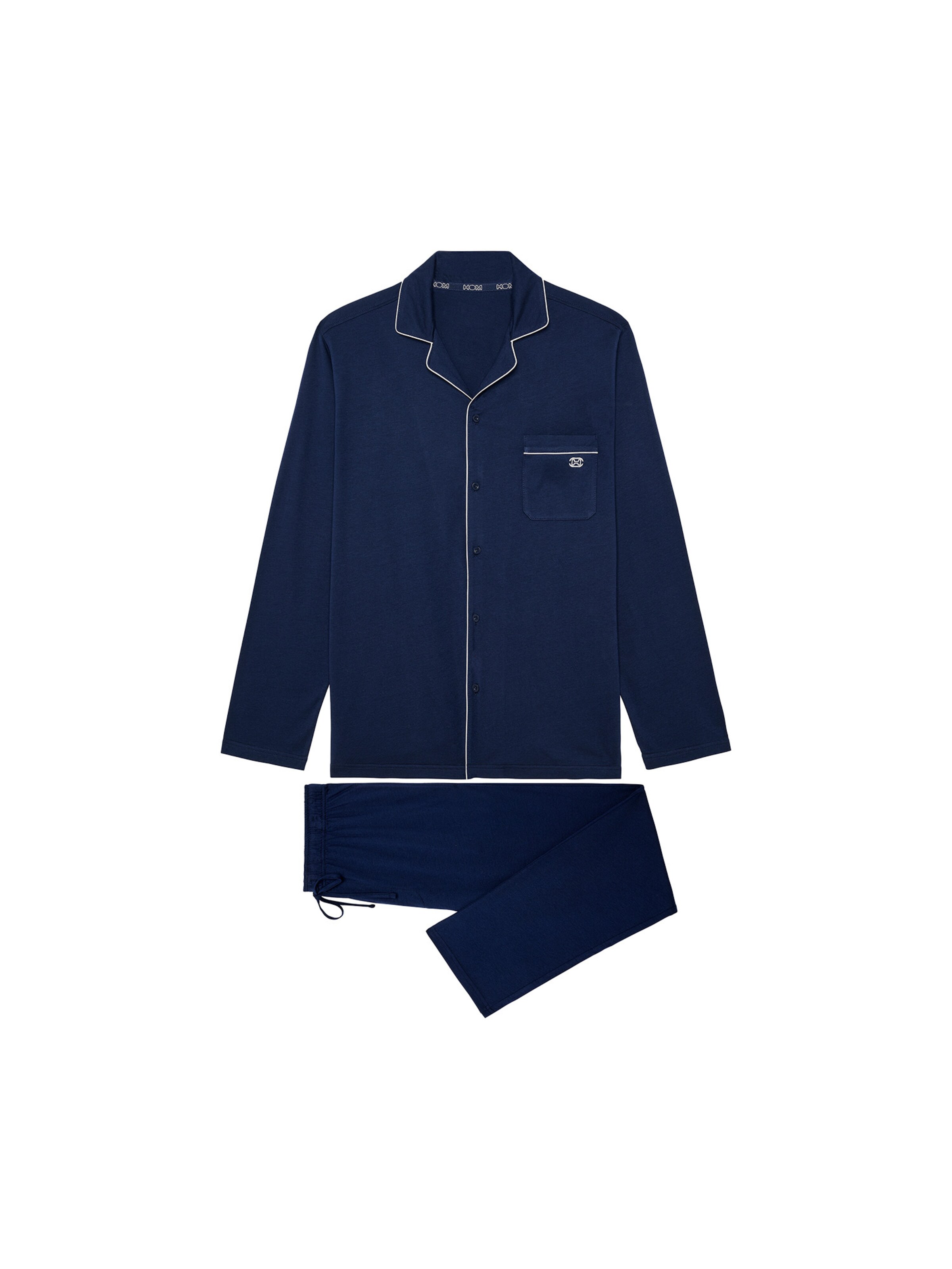 Pyjama long ' Rafael ' HOM en bleu : devant