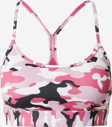 Bustier Soutien-gorge de sport Reebok en rose : devant