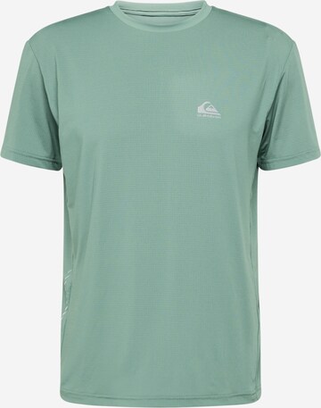 QUIKSILVER Performance Shirt 'LAP TIME' in Green: front