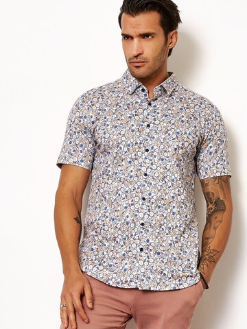 DESOTO Regular fit Button Up Shirt in Blue