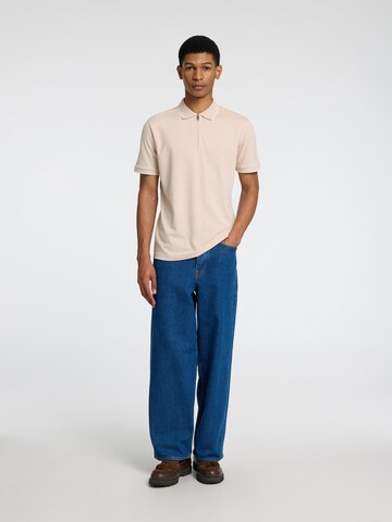 Maglietta 'SLHFave' di SELECTED HOMME in beige