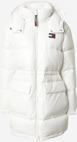 Tommy Jeans Winterjas 'Alaska' in Wit: voorkant