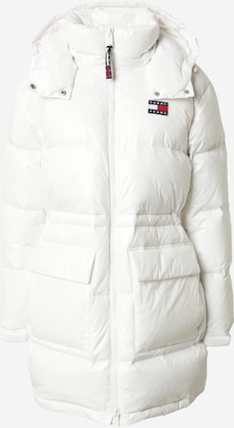 Tommy Jeans - Casaco de inverno 'Alaska' em branco: frente