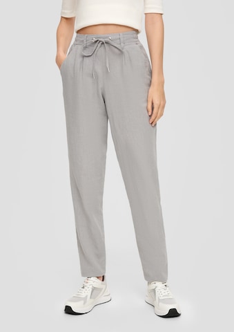 Regular Pantalon QS en gris : devant