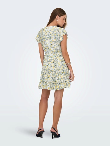 ONLY Kleid 'ONLCLAUDETTE' in Weiß