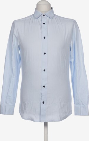 H&M Button Up Shirt in S in Blue: front