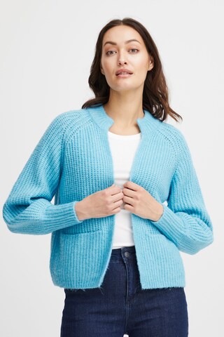 Fransa Strickcardigan 'BEVERLY' in Blau: predná strana