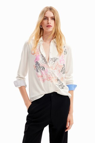 Desigual Blouse in Wit: voorkant