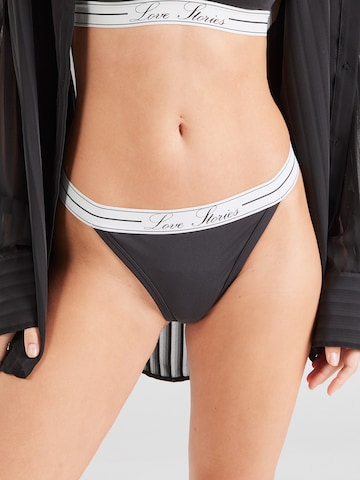 String 'Roomie' LOVE Stories en noir : devant