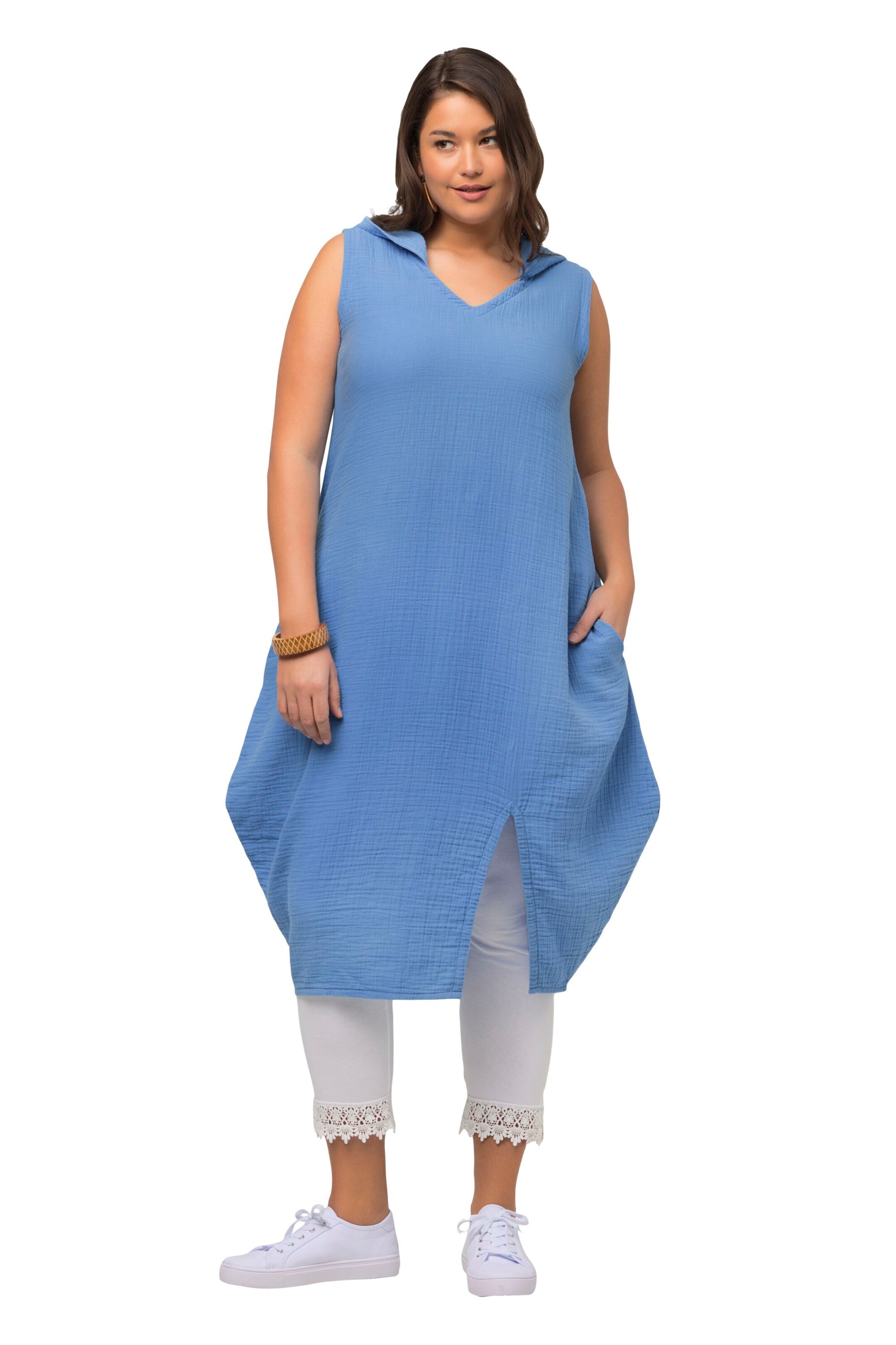 Ulla Popken Tunika in Blau: Vorderseite