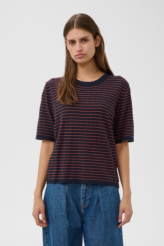 Pull-over 'SLSpina' SOAKED IN LUXURY en bleu : devant