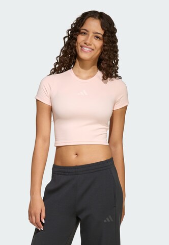 ADIDAS SPORTSWEAR Performance shirt in Pink: front