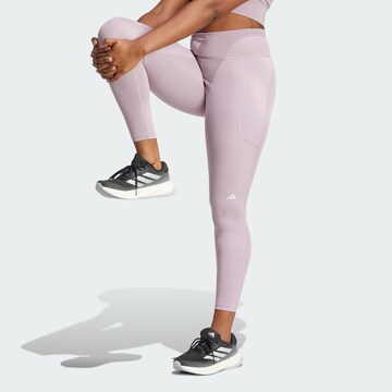 ADIDAS PERFORMANCE Skinny Sporthose 'Dailyrun' in Lila