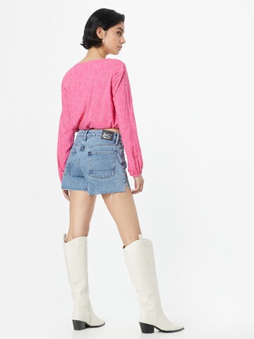 DENHAM Regular Shorts 'Britt' in Blau