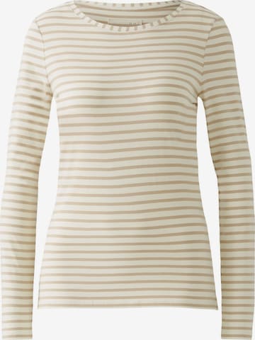 OUI Shirt 'Sumiko' in Beige: Vorderseite