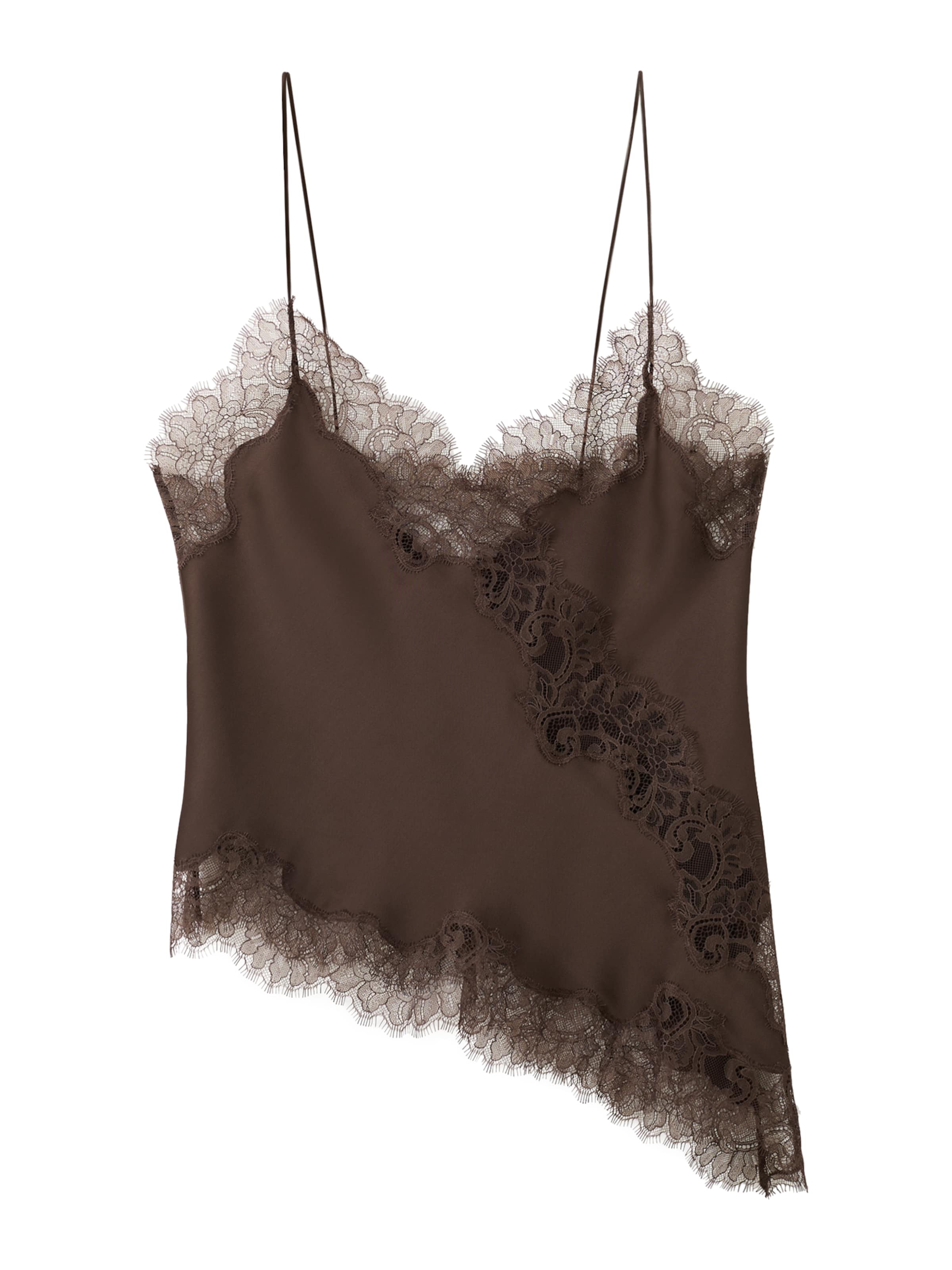 MANGO Top 'Tity' in Braun: Vorderseite