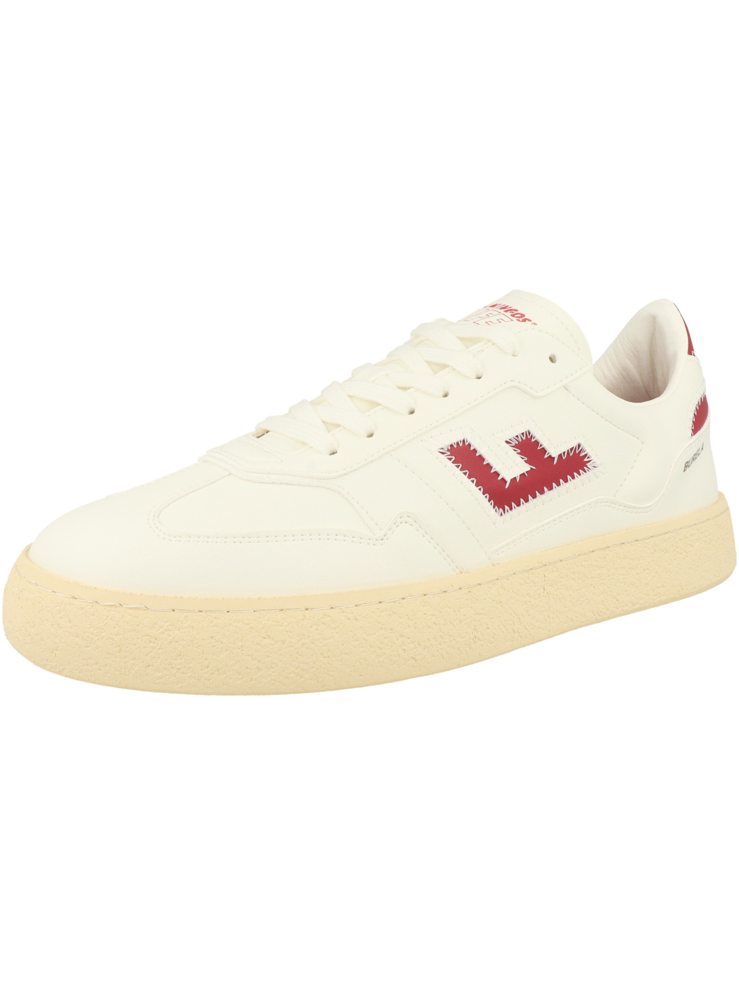 Baskets basses ' Burela Bold ' Flamingos Life en beige : devant