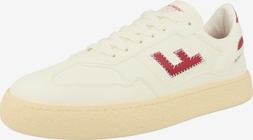 Baskets basses ' Burela Bold ' Flamingos Life en beige : devant
