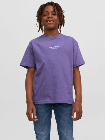T-Shirt Jack & Jones Junior en violet : devant
