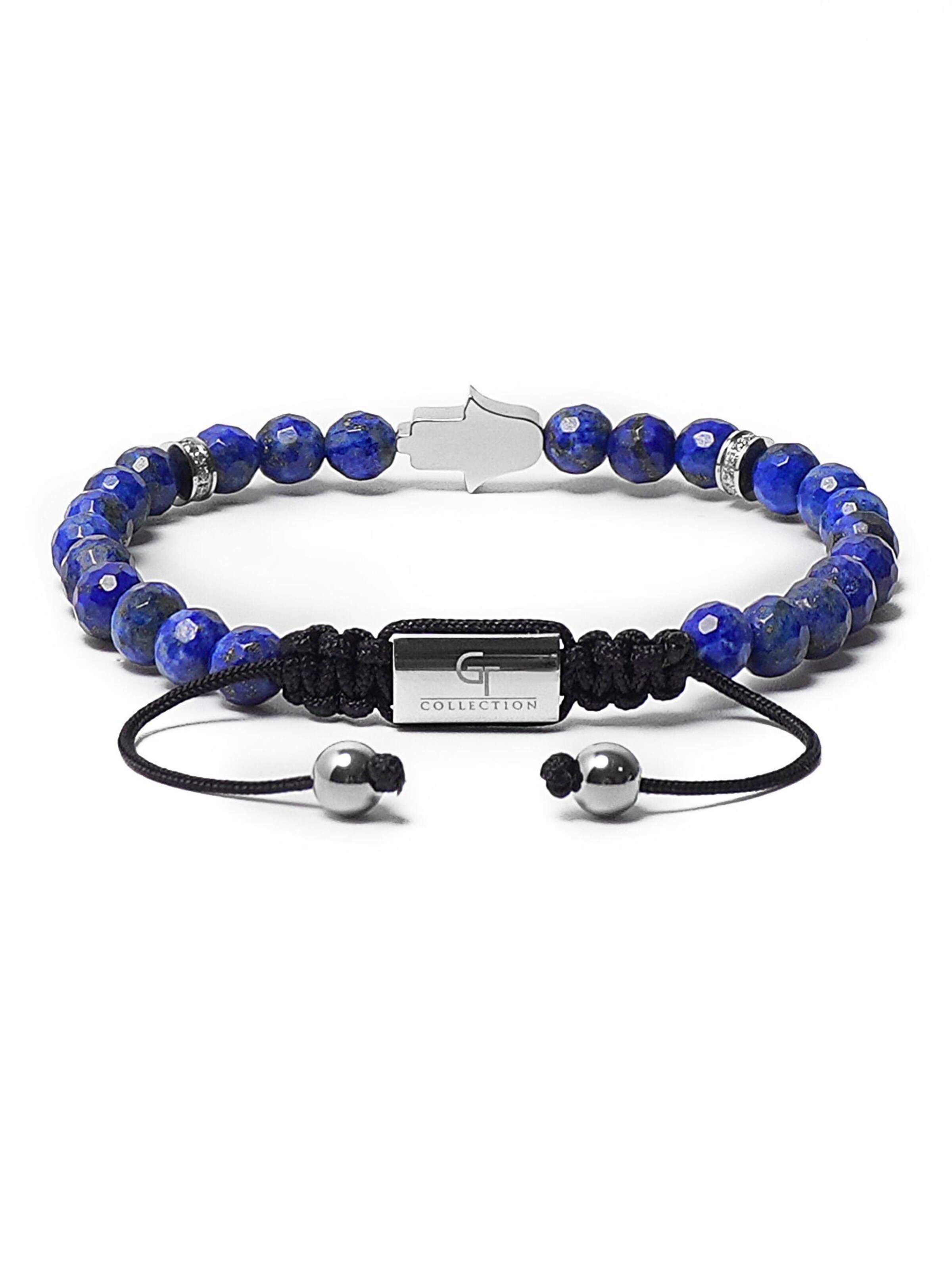 GT Collection - Pulsera 'Hamsa Hand' en azul