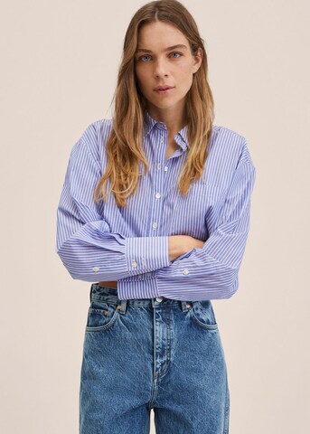 MANGO Loosefit Džíny 'Janet' – modrá