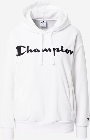 Champion Authentic Athletic Apparel Athletic Sweatshirt in White: front
