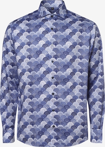ETERNA Overhemd 'MODERN FIT' in Blauw: voorkant