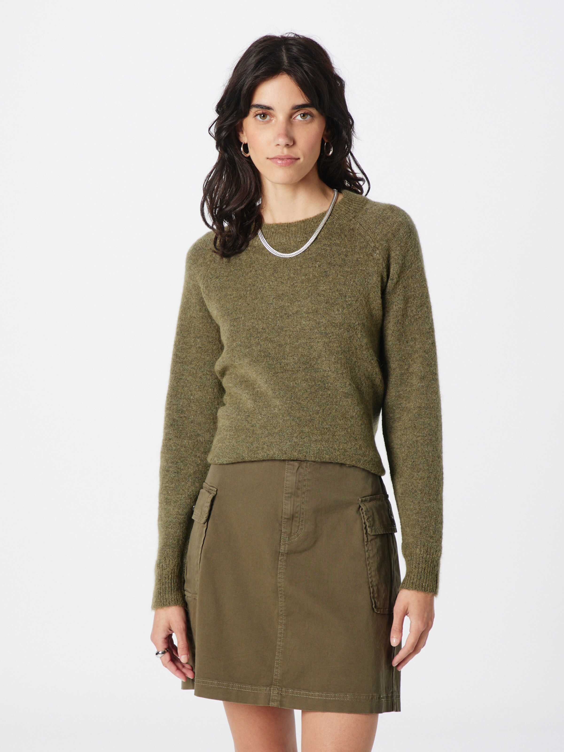 Selected femme trui groen sales