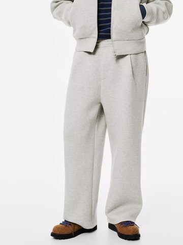 Pull&Bear Baggy Hose in Grau: Vorderseite