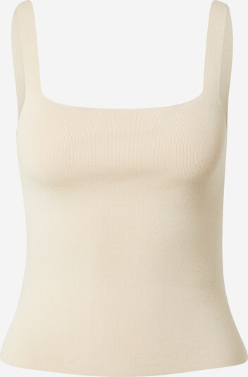 ABOUT YOU x Iconic by Tatiana Kucharova Top de punto 'Ava' en beige, Vista del producto