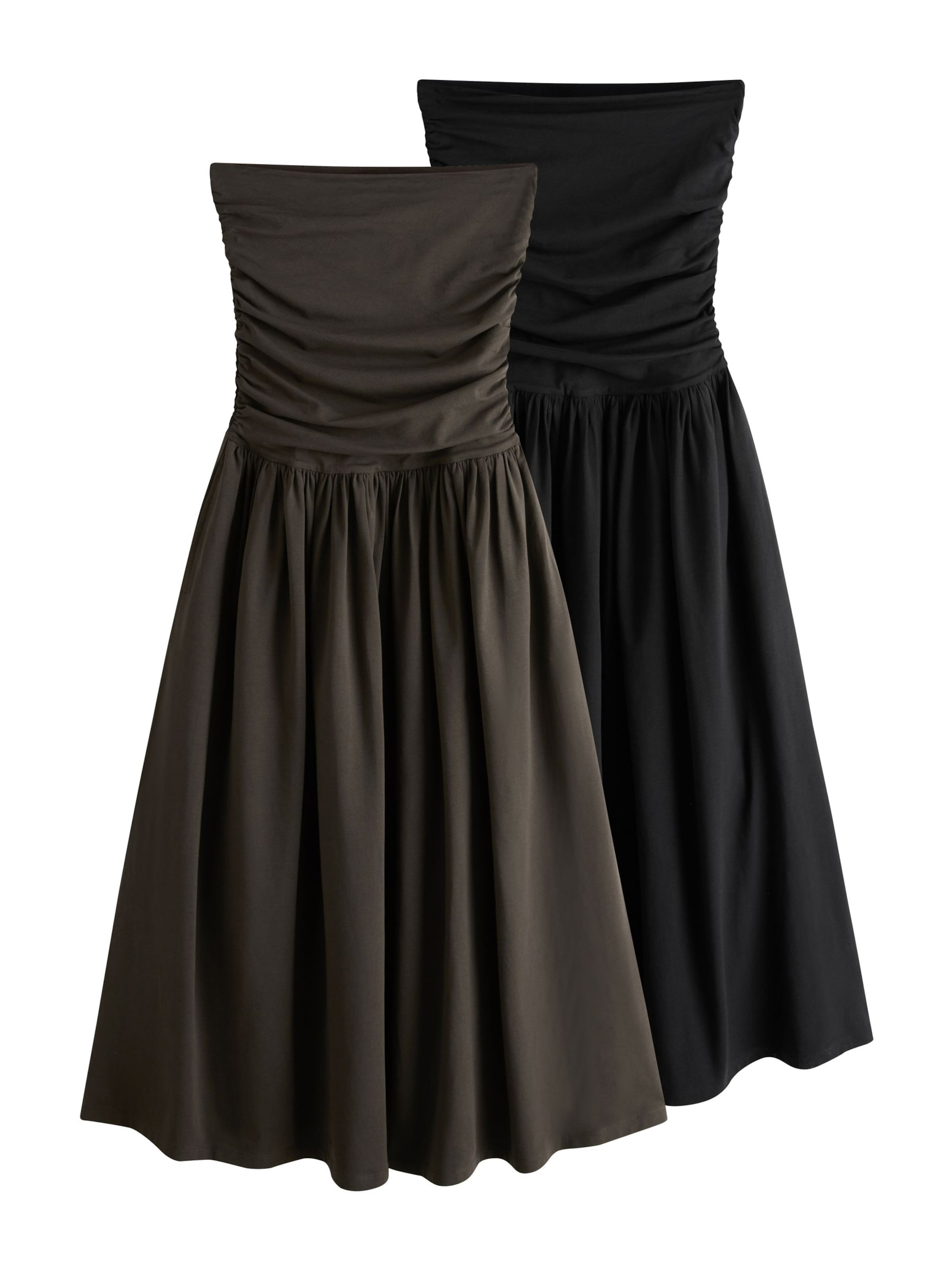 The Set Jurk in Bruin: voorkant