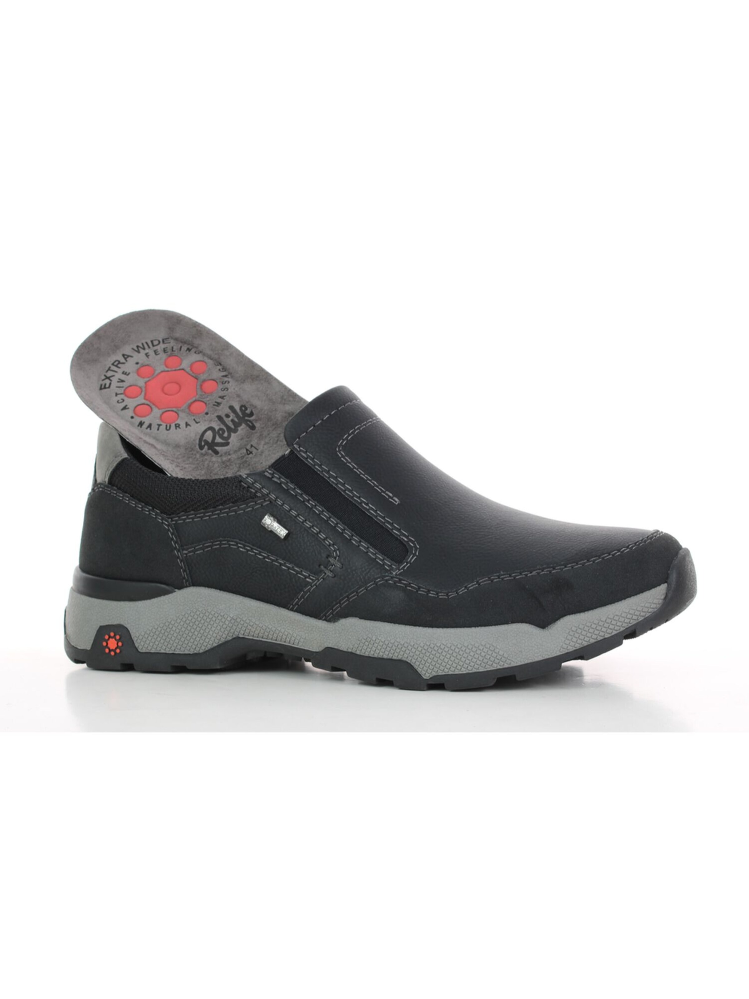 Relife Slip-ons in Black