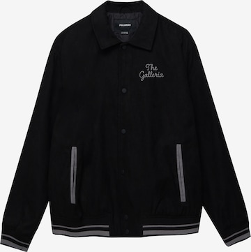 Pull&Bear Between-season jacket in Black: front